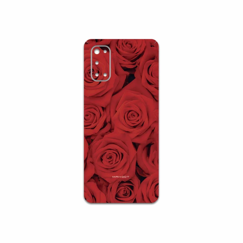 برچسب پوششی ماهوت مدل Red-Flower مناسب برای گوشی موبایل ریلمی 7 Pro