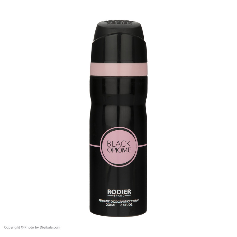 اسپری بدن رودیر مدل Black opiome حجم 200 میلی لیتر اسپری بدن رودیر مدل Black opiome حجم 200 میلی لیتر