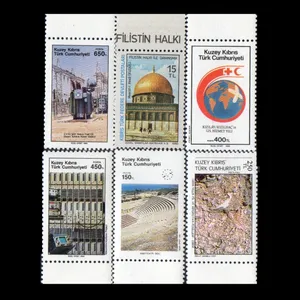 تمبر یادگاری مدل خارجی مجموعه 6 عددی 