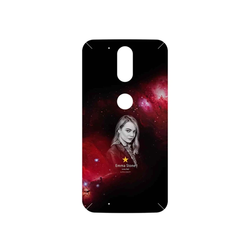 برچسب پوششی ماهوت مدل Emma Stone مناسب برای گوشی موبایل موتورولا Moto G4