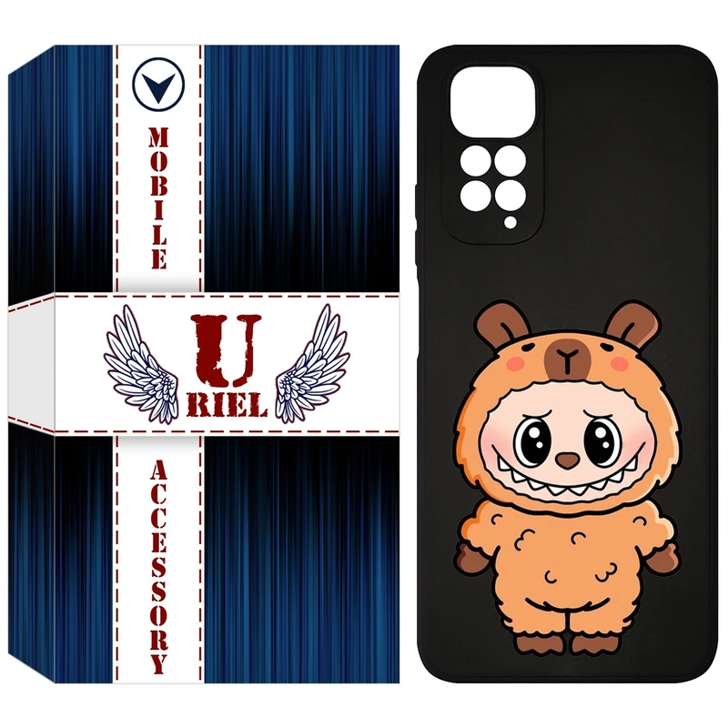 کاور یوریل مدل KSH کد 110 طرح عروسک لبوبو مناسب برای گوشی موبایل شیائومی Redmi Note 11 4G / Note 11S