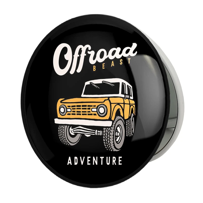 آینه جیبی خندالو طرح آفرود Off Road مدل تاشو کد 26304 