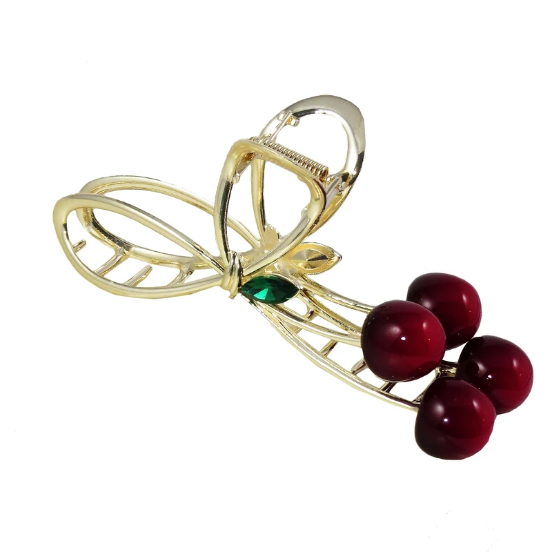 کلیپس مو زنانه مدل آلبالویی کد G_Lnd_1389