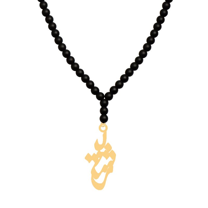 گردنبند طلا 18 عیار زنانه کرابو طرح رشید مدل Kr7127 - - 2