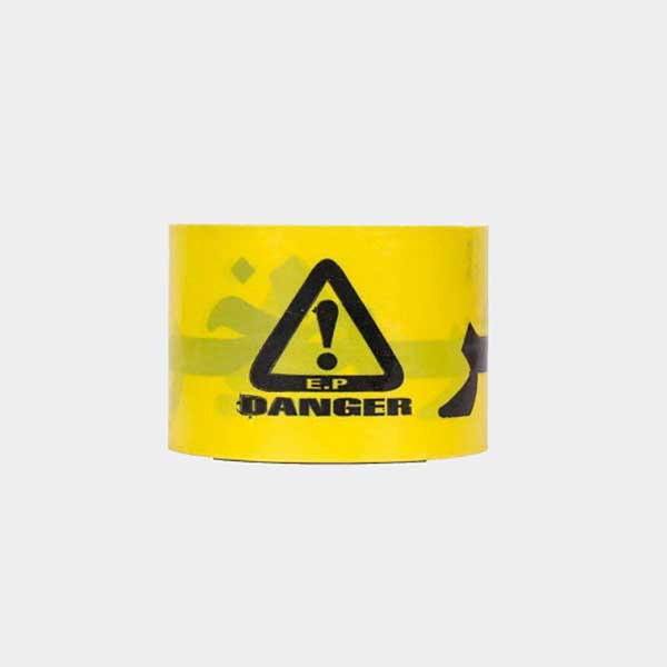 نوار خطر مدل Danger.8cm رول 50 متری بسته 2 عددی