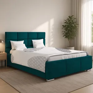تخت خواب ملامینه دونفره مدل بهار سایز 160×200 سانتی‌متر