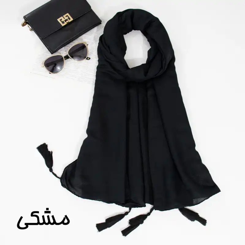 شال زنانه مدل نخی تابستانه ساده کد den-2263