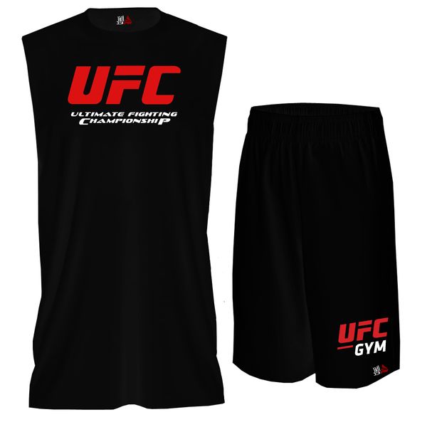 ست تاپ و شلوارک مردانه مدل UFC  کد BTPM026