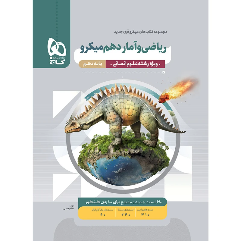 کتاب ریاضی و آمار دهم انسانی میکرو طبقه بندی اثر ندا فرهختی انتشارات بین المللی گاج