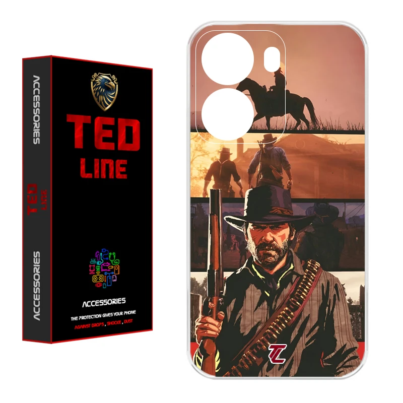 کاور تدلاین طرح رد دد ریدمپشن کد 1201 مناسب برای گوشی موبایل شیائومی Redmi A5