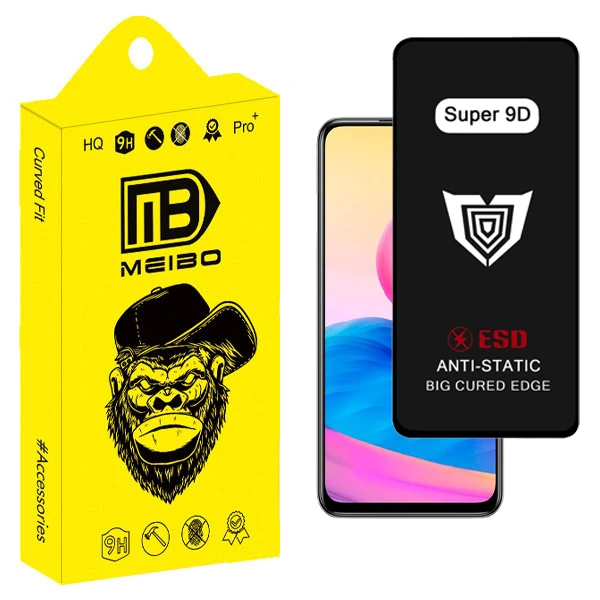 محافظ صفحه نمایش میبو مدل Super 9D Guard مناسب برای گوشی موبایل شیائومی redmi note 10 5g / Note 10t / Poco m3 pro 4g / 5g