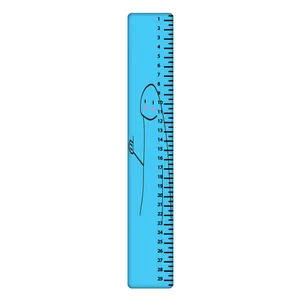خط کش 30 سانتی متر طرح میقولی کد 2421
