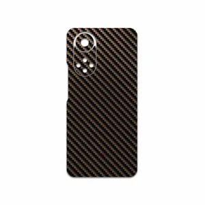 MAHOOT Glossy-Brown-Fiber Cover Sticker for Huawei Nova 9