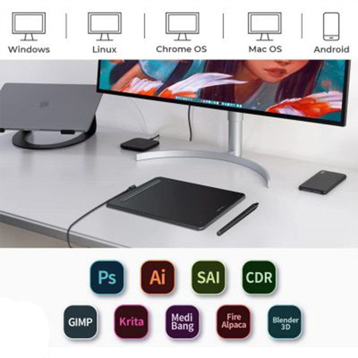 تبلت گرافیکی ایکس پی-پن مدل Deco M Graphics