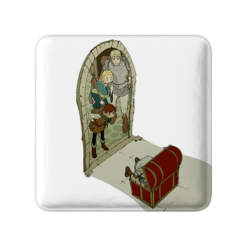 مگنت خندالو طرح مارسیل انیمه خوشمزه در سیاه چال مدل مربعی کد 35944