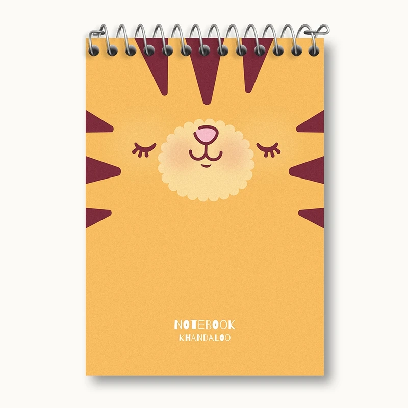 دفتر یادداشت 50 برگ خندالو مدل ببر کیوت کد N1564