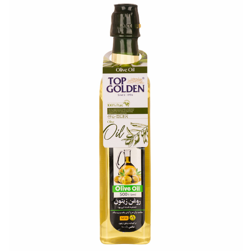 روغن زیتون تصفیه شده تاپ گلدن - 500 میلی لیتر