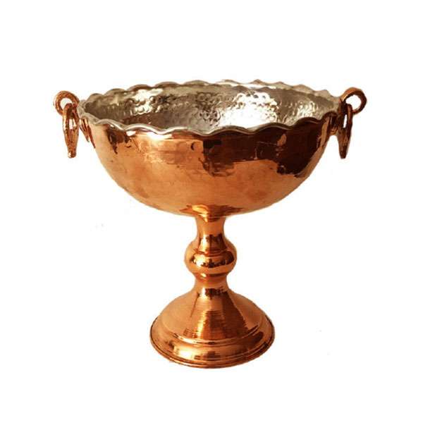 کاسه مسی مدل گوشواره دار کد ZH224
