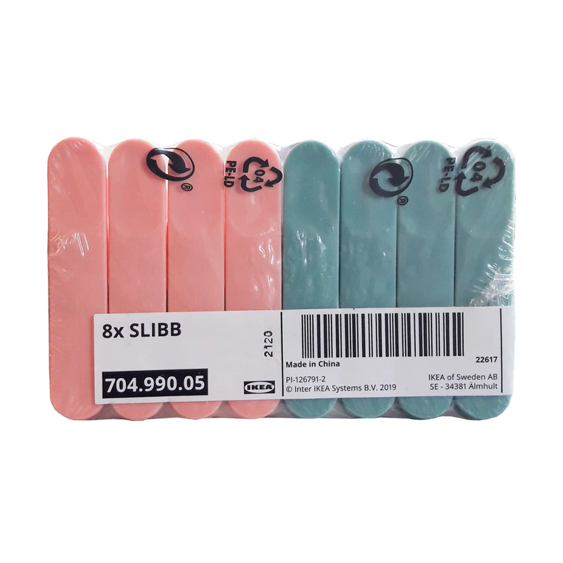 عکس شماره 5 : گیره لباس ایکیا مدل slibb کد 99005 بسته 8 عددی