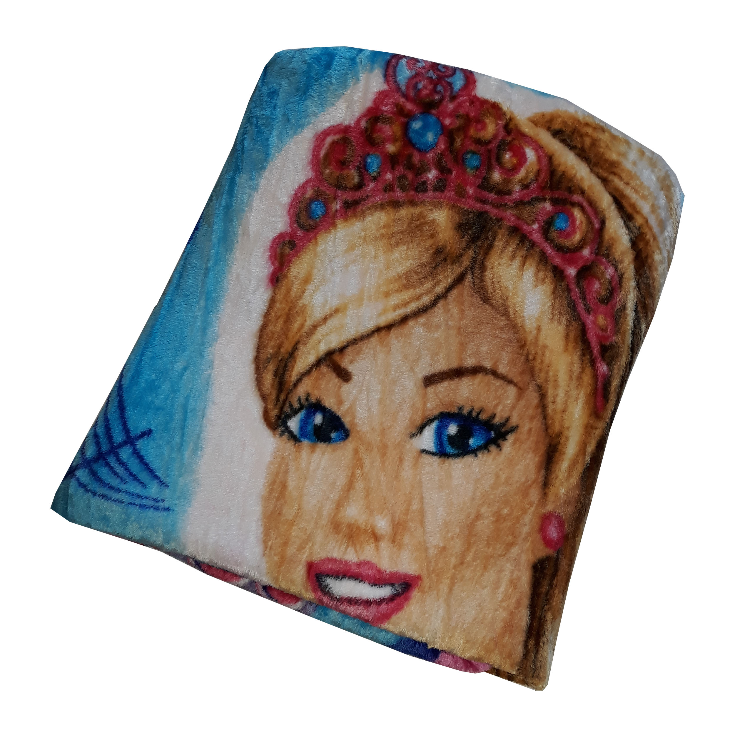 پتو مسافرتی طرح باربی کد 6092 سایز 160x220 سانتی متر