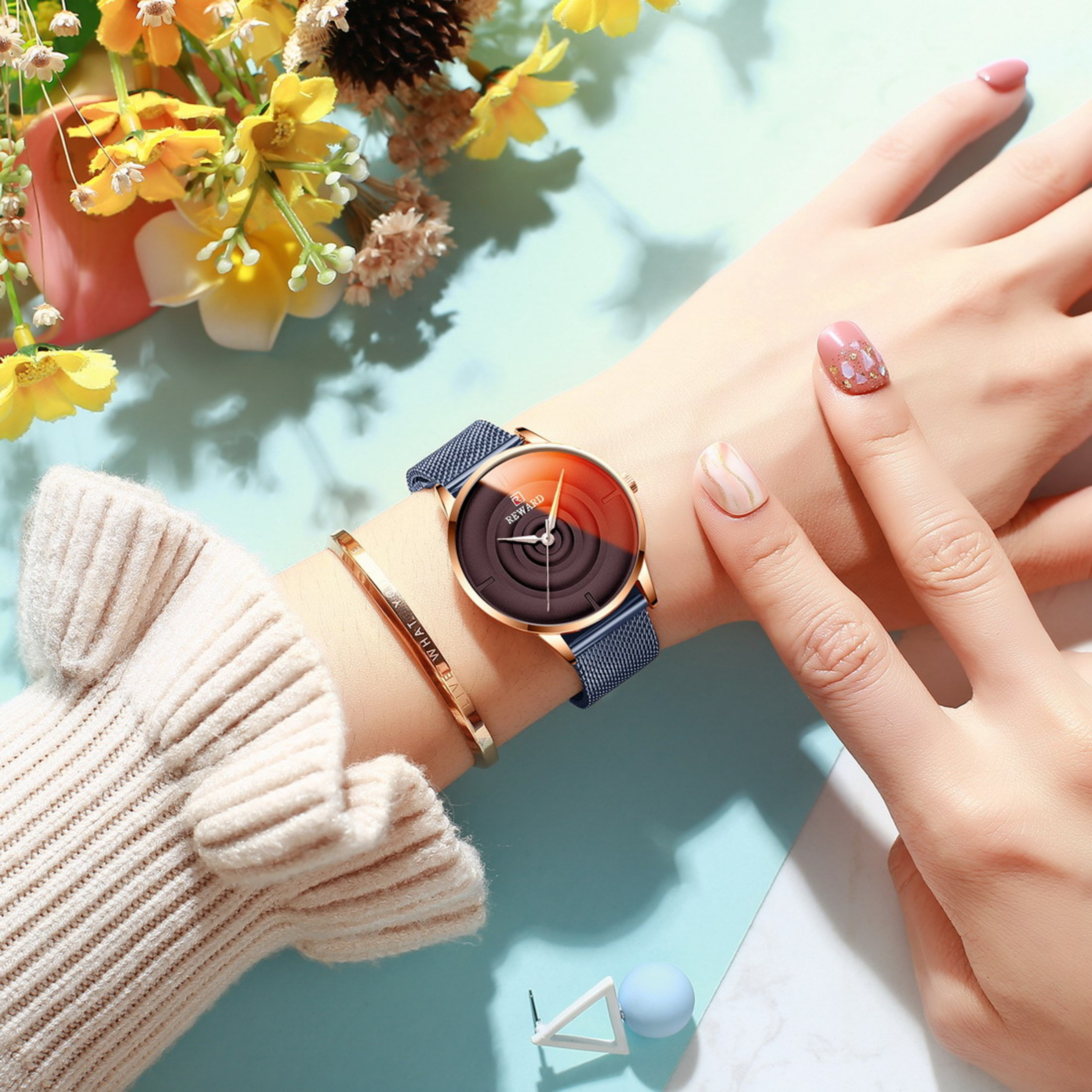 ساعت مچی عقربه ای دخترانه ریوارد مدل RD62010L