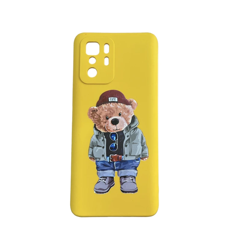 كاور سيليكون طرح تدی كد 19 مناسب برای گوشی موبایل شیائومی Poco X3 GT