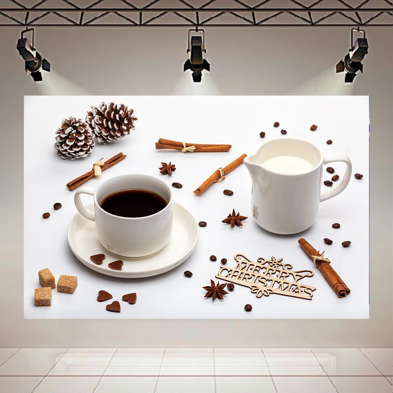 تابلو بوم طرح قهوه مدل کریسمس کد AR31179