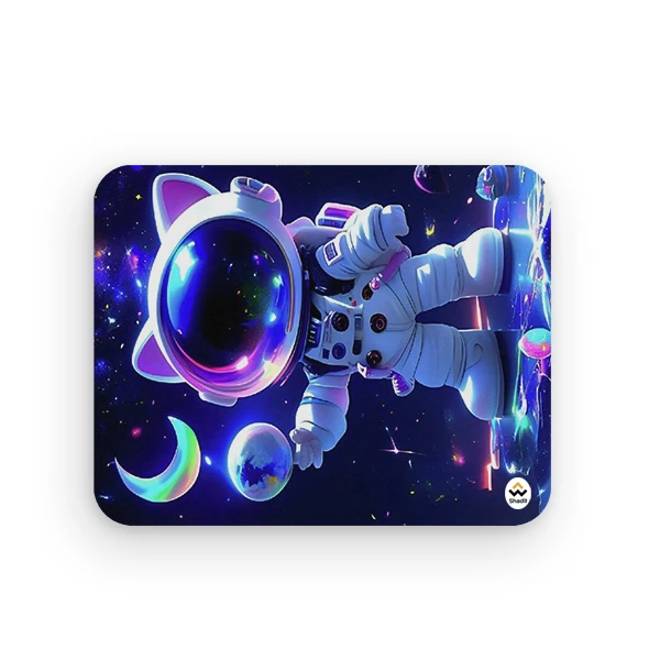 ماوس پد شادیت مدل آدم فضایی کیوت کد 01 سایز 24*19 سانتی متر