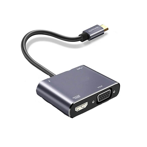 هاب 4 پورت USB-C مدل BYL-2001