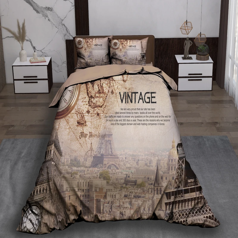 سرویس روتختی مدل وینتیج یک نفره 5 تکه