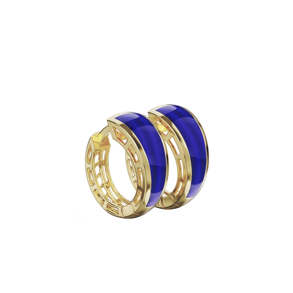 گوشواره کلیپسی طلا 18 عیار زنانه گلدم مدل E211020