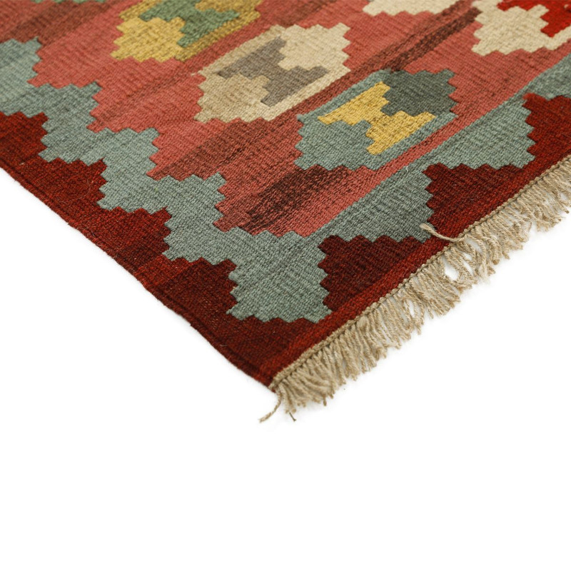 گلیم دستبافت چهار متری مدل قشقایی کد 596620