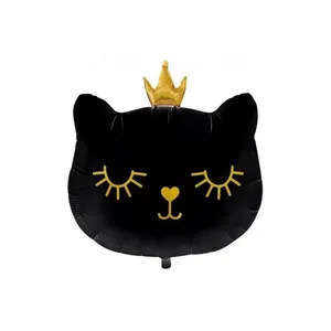 بادکنک فویلی سورتک مدل گربه لاکچری کد ST0674