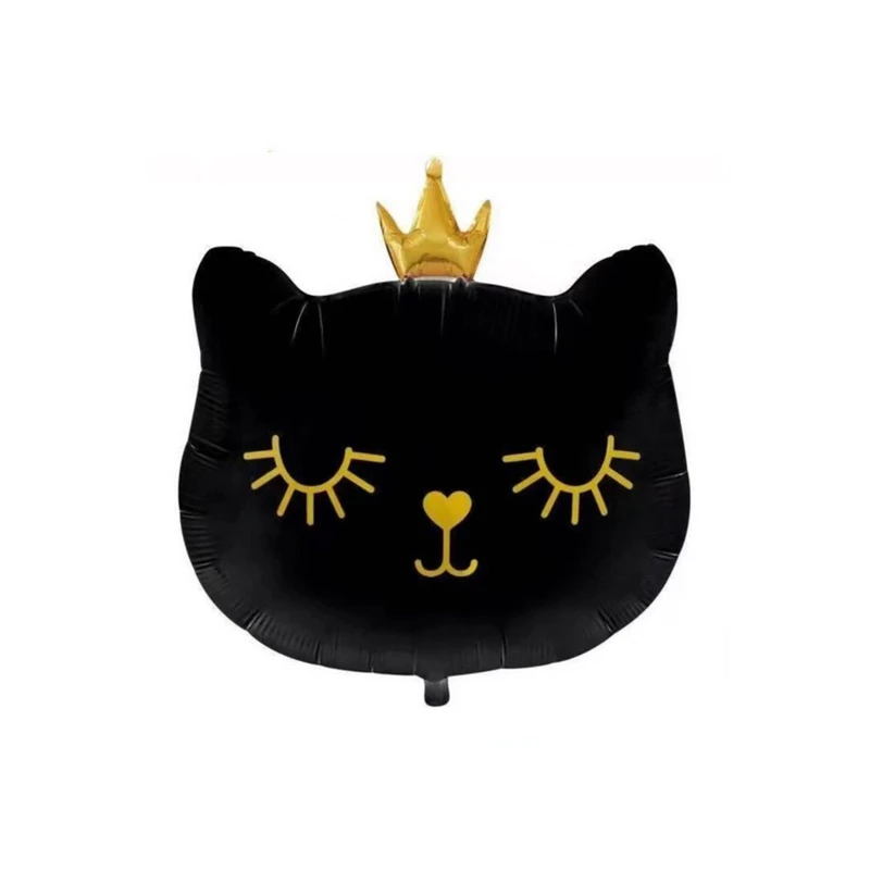 بادکنک فویلی سورتک مدل گربه لاکچری کد ST0674