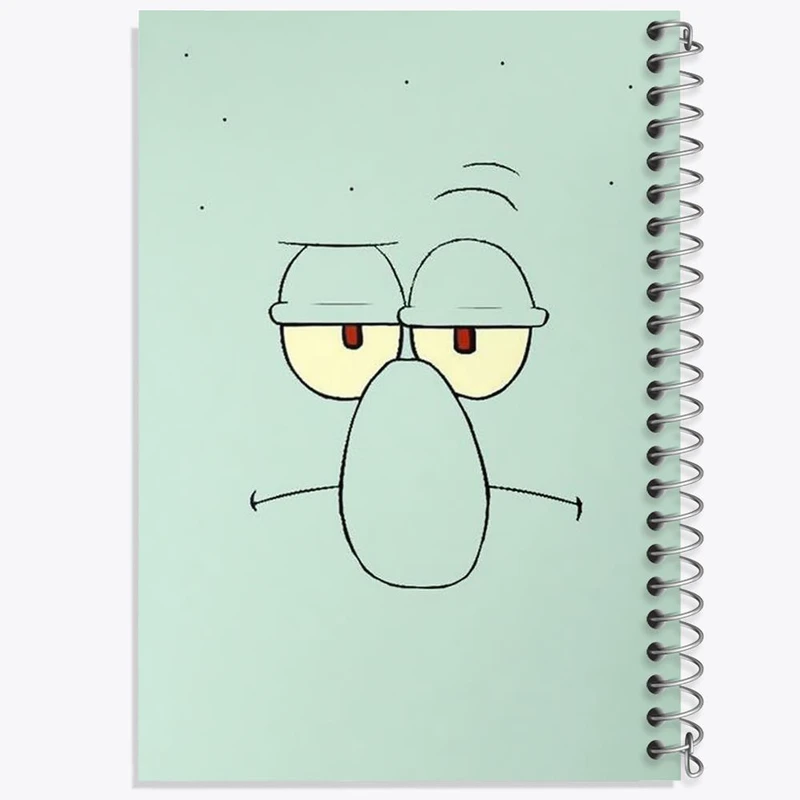 دفتر بولت ژورنال 50 برگ خندالو طرح اختاپوس باب اسفنجی کد 1351