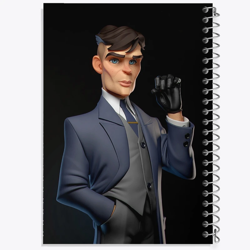 دفتر مشق 50 برگ خندالو طرح پیکی بلایندرز (Peaky Blinders) کد F3