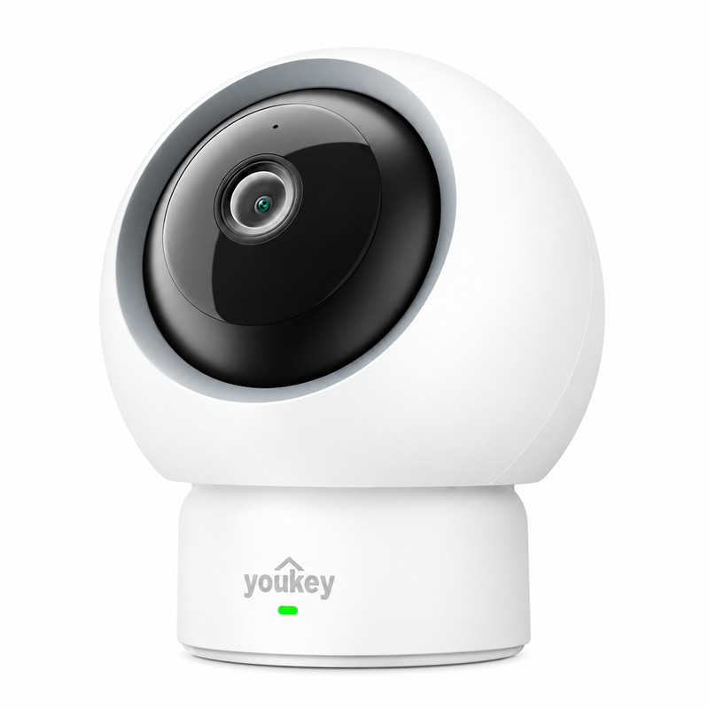دوربین مداربسته تحت شبکه Babycam یوکی مدل P310 با رزولوشن 2.5K، اتصال Wi-Fi، چرخش 360 درجه ای، تشخیص گریه کودک، تشخیص انسان و حیوان خانگی