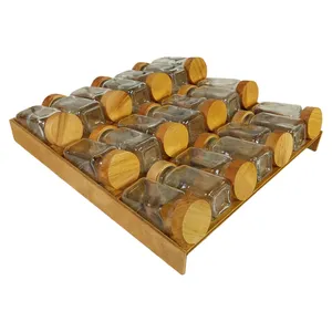 ست جای ادویه 21 پارچه مدل مکارتی کد M10 به همراه استند