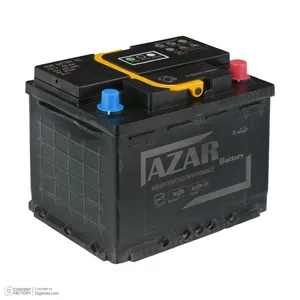 باتری اتمی 12 ولت 74 آمپر خودرو آذر باتری مدل GC290