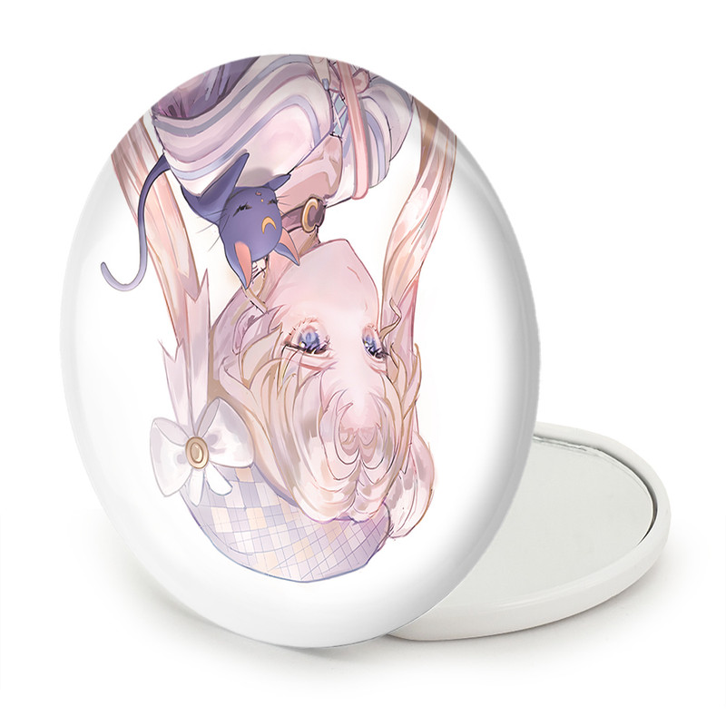 آینه جیبی خندالو طرح اوساگی تسوکینو انیمه سیلور مون Sailor Moon مدل تاشو کد 17417