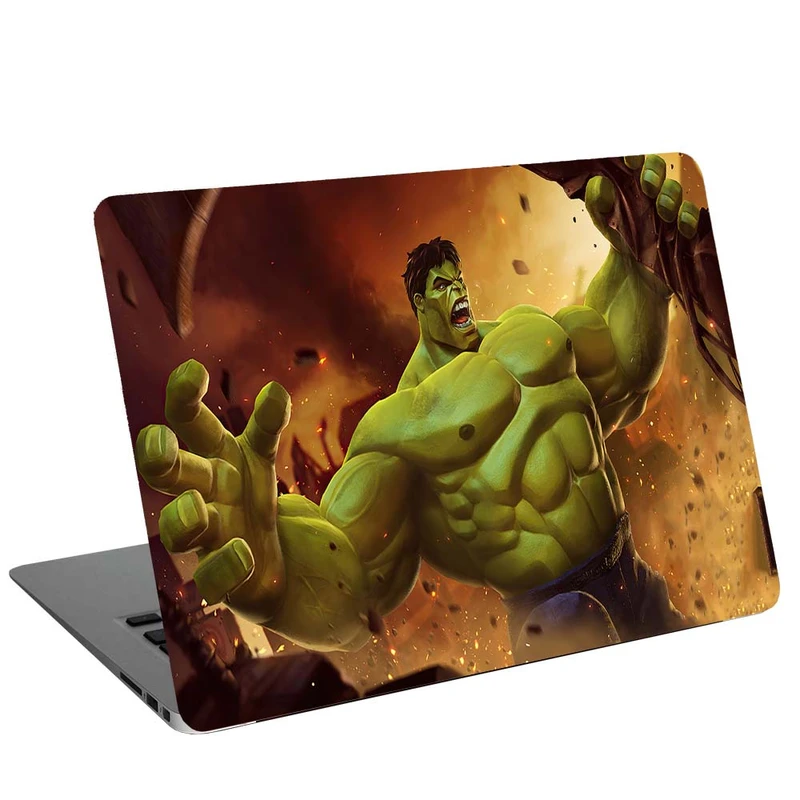 استیکر لپ تاپ طرح hulk marvel contest of champion G-1911 مناسب برای لپ تاپ 15.6 اینچ
