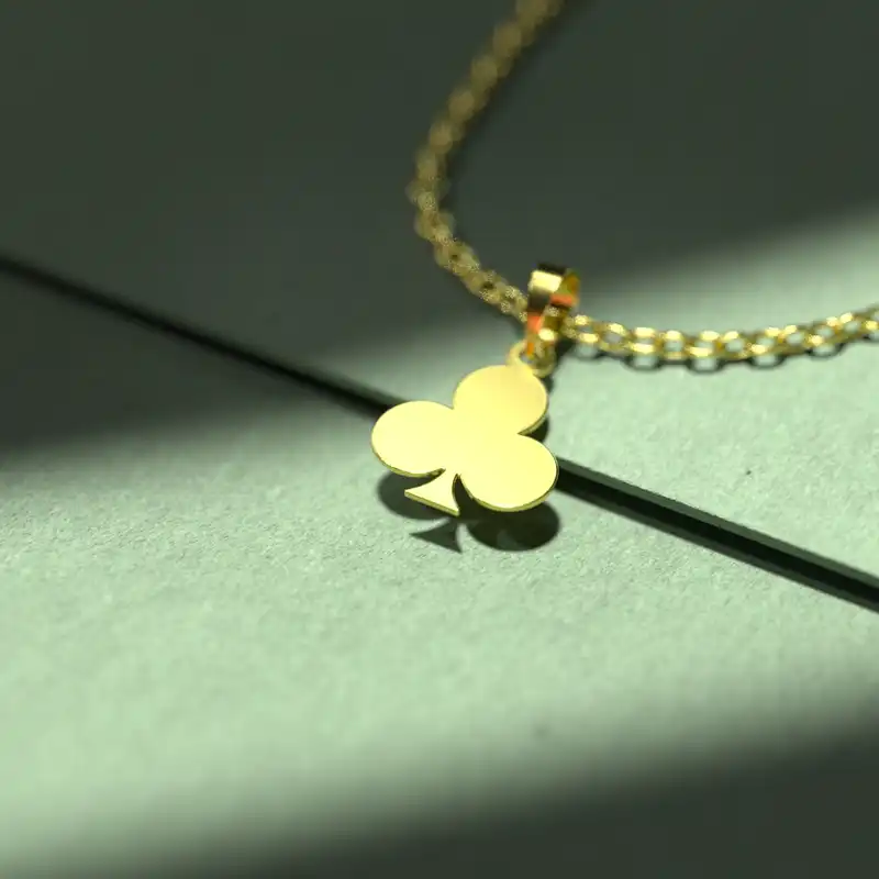 گردنبند طلا 18 عیار زنانه مدوپد مدل سمبل