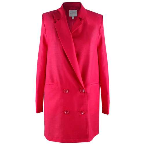 مانتو کتی زنانه زیبو مدل 11314-Red