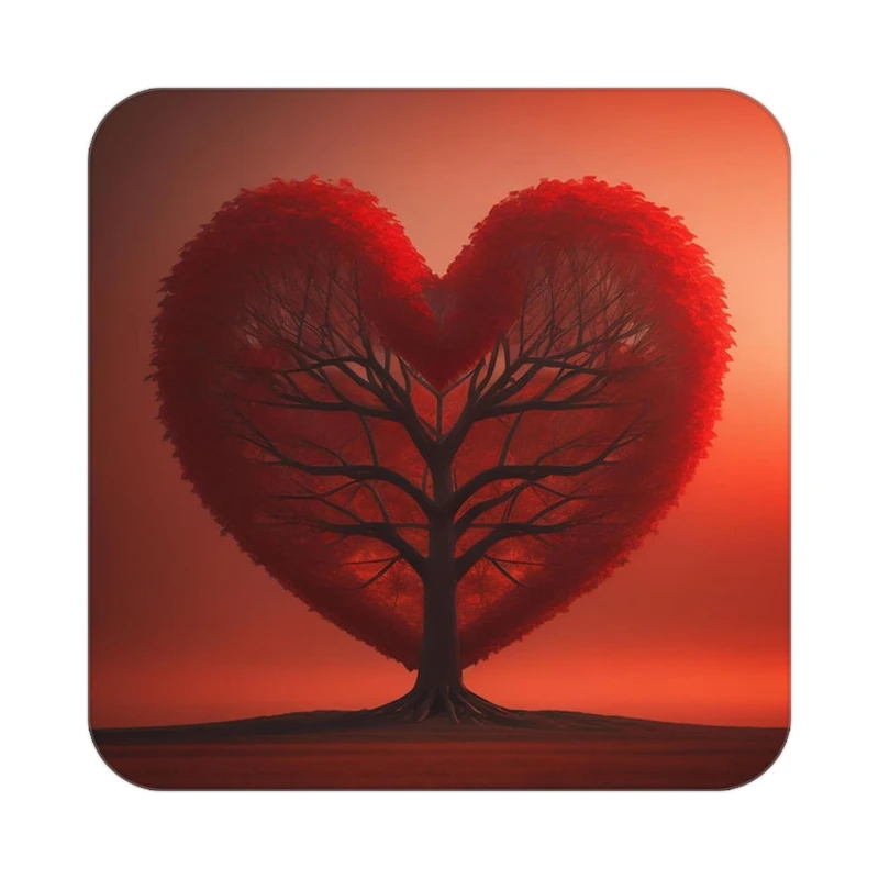 زیر لیوانی کاکتی مدل عاشقانه کد mp13089