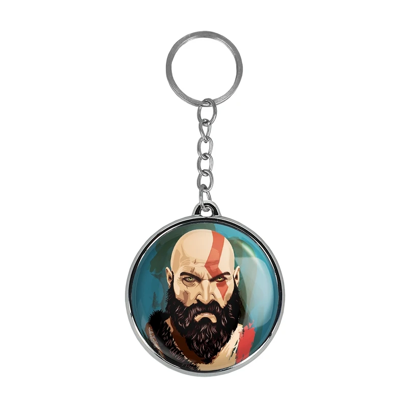 جاکلیدی خندالو طرح بازی گاد آف وار God Of War مدل دوطرفه کد 2863028631