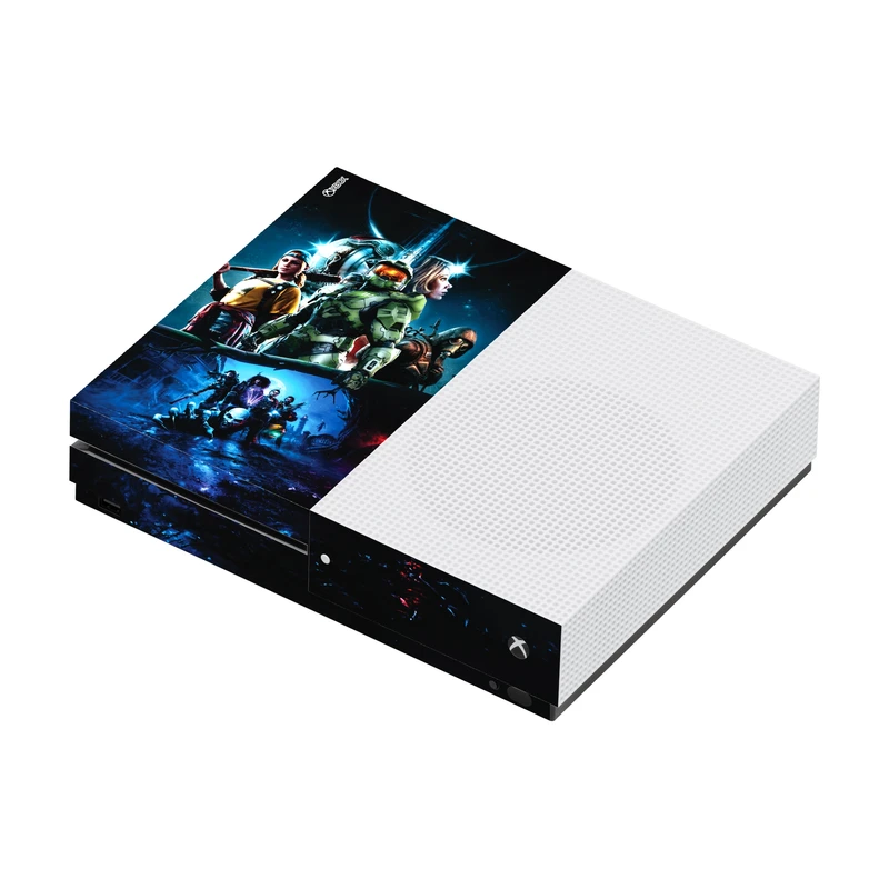 برچسب کنسول بازی Xbox One S اس ای گییرز طرح Xbox Exclusive Games