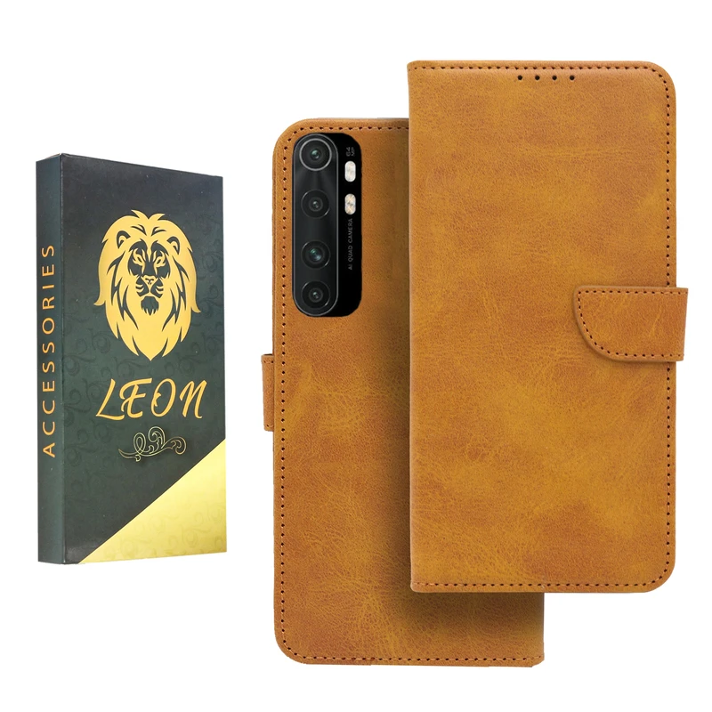 کیف کلاسوری لئون مدل Khoshi مناسب برای گوشی موبایل شیائومی Mi Note 10 Lite