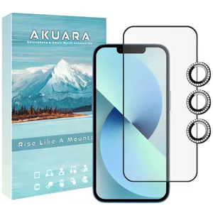 Akuara AKU FLNG Screen Protector Suitable For Apple iPhone 13 Pro Max Mobile Phone with Lens Protector