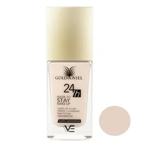 کرم پودر مایع Spf 10 گلد انجل مدل Stay شماره 03 مناسب برای انواع پوست حجم 40 میلی لیتر