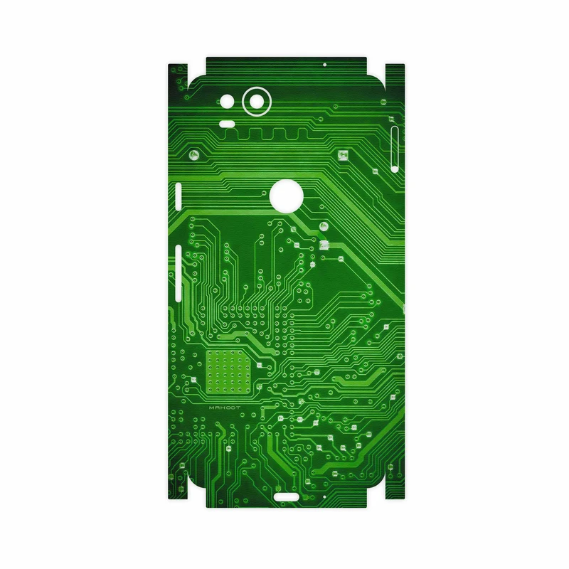 برچسب پوششی ماهوت مدل Green Printed Circuit Board-FullSkin مناسب برای گوشی موبایل گوگل Pixel 2